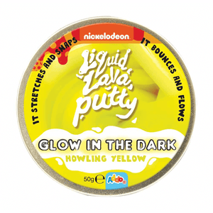 Nickelodeon Liquid Lava Putty Glow in the Dark Howling Yellow