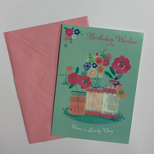 Birthday Wishes Have a Lovely Year Ahead Card an Envelope