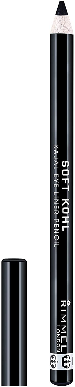 Rimmel London Soft Kohl Eyeliner Pencil, Jet Black