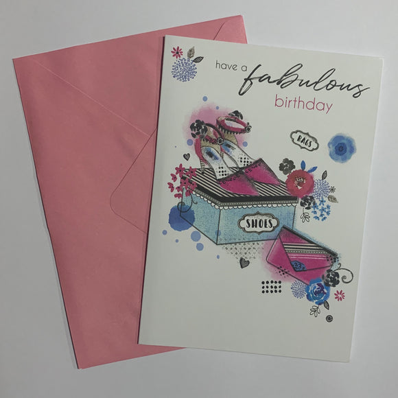 Have a Fabulous Birthday Card and Envelope