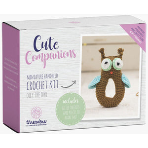 Cute Companions Miniature Handheld Crochet Kit - Olly the Owl