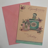 Especially For You on Your Birthday Perfumes Card and Envelope