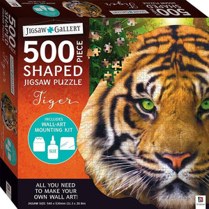 500 Piece Shaped Jigsaw: Tiger