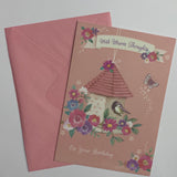 With Warm Thoughts of Your Birthday Bird Card and Envelope