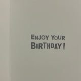 Headphones On... World Off! Birthday Card and Envelope