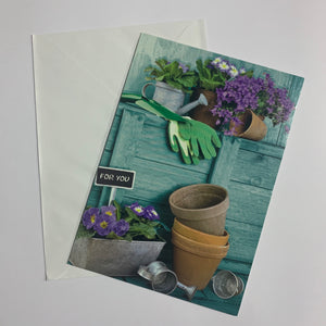 For You Gardening Card and Envelope