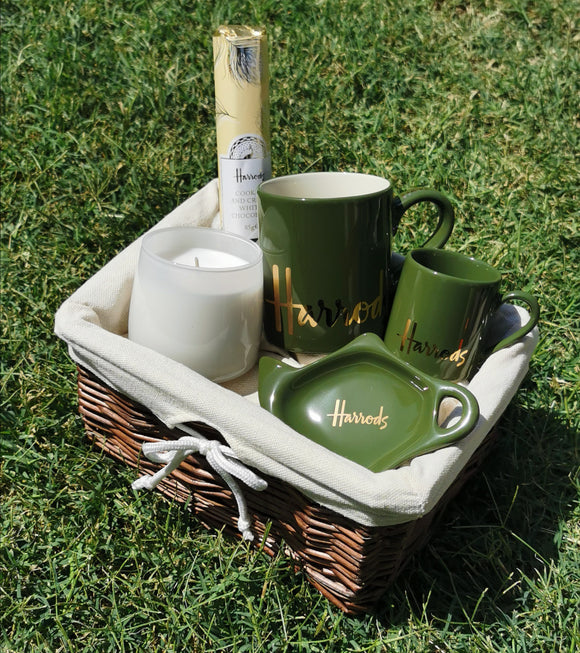 Green Mug and Espresso Set Basket