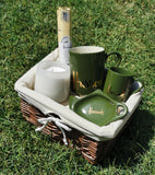 Green Mug and Espresso Set Basket