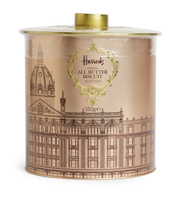 Harrods All-Butter Biscuits Selection Barrel (550g)