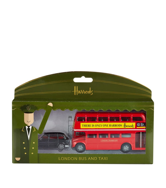 Harrods London Bus and Taxi Twin Pack