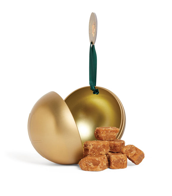 Harrods Golden Ball Clotted-Cream Fudge Bauble (125g)