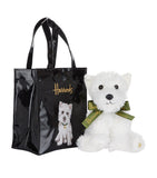 Westie White Bear in a Black Bag