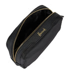 Harrods Black Logo Wandsworth Cosmetic Bag
