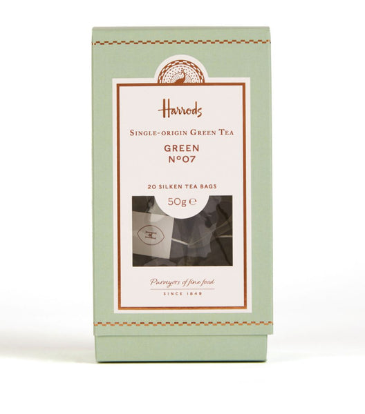 Harrods Single Origin Green Tea (20 Silk Tea Bags) – Belgravia