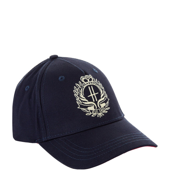 Harrods Crest Embroidered Cap Navy