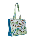 London Map Shoulder Shopper Bag