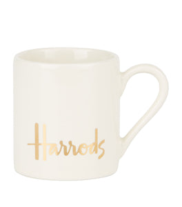 Harrods Cream Logo Espresso Cup Only
