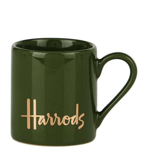 Harrods Green Logo Espresso Cup Only