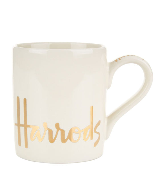 Harrods Cream Logo Mug