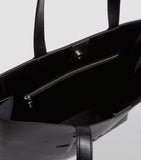 Medium Leather Kensington Tote Bag Black