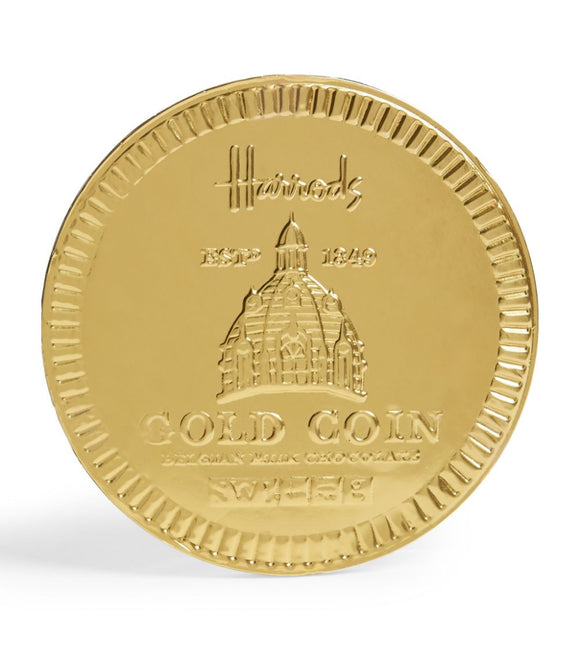 Harrods Milk Chocolate Gold Coin (125g)