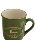 Harrods Green Pedestal Logo Mug