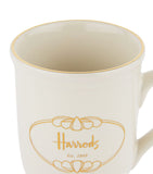 Harrods Cream Pedestal Logo Mug