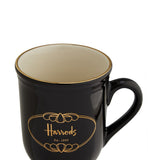 Harrods Black Pedestal Logo Mug