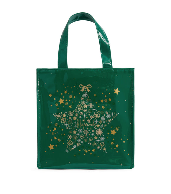 Small Green Star Shopper Bag