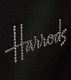 Small Swarovski Crystal Logo Shopper Bag