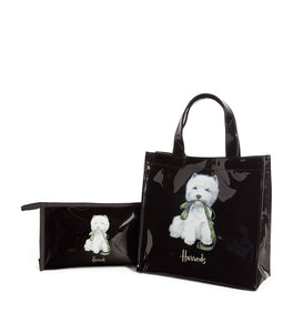 Small Westie Dog Shopper Bag with Purse Set