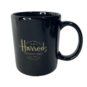 Harrods New Black Logo Mug