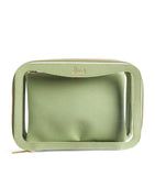 Transparent Oxford Pale Green Cosmetic Bag Set