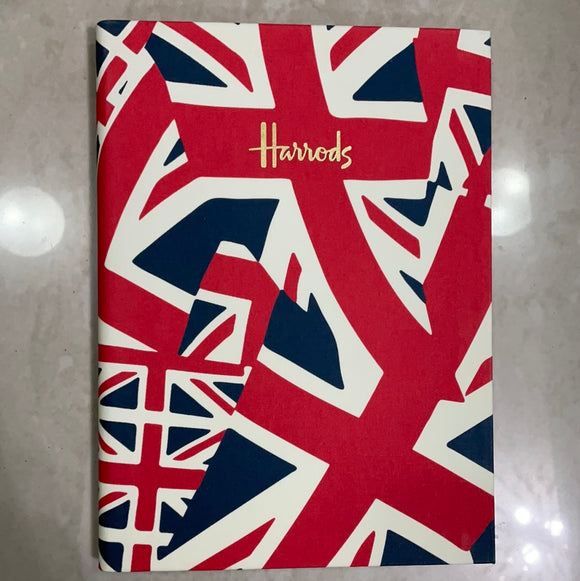 Harrods Union Jack Bunting Notebook