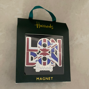 Harrods London Metal Magnet