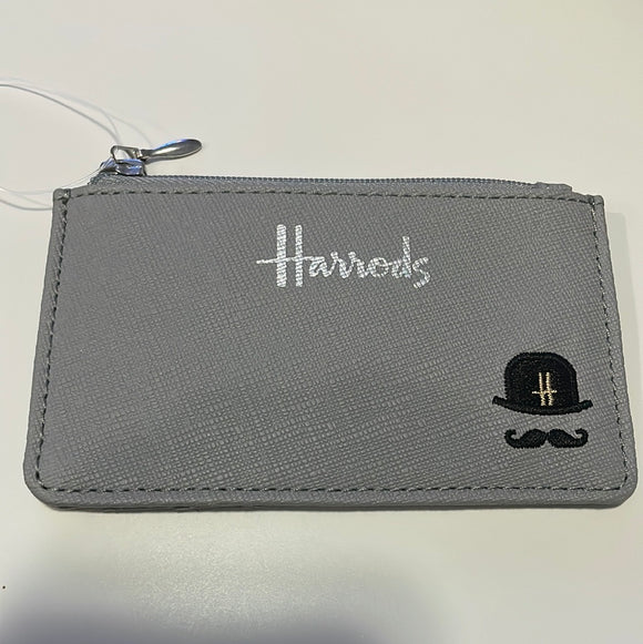 Harrods London Icons Grey Bowler Hat Card Holder