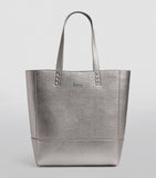 Fern Reversible Tote Bag Blue and Silver