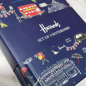 Harrods SW1 A6 Notebooks (Set of 3)