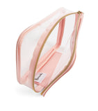 Transparent Oxford Pink Cosmetic Bag Set