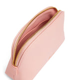 Harrods Oxford Pink Half Moon Cosmetic Bag