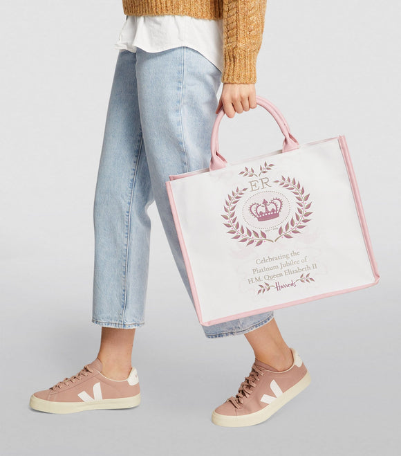 Large Pink Queen's Platinum Jubilee Shopper Bag