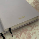 Harrods A5 Lilac Linen Notebook