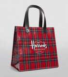 Small Red Southbank Royal Stewart Shopper Bag