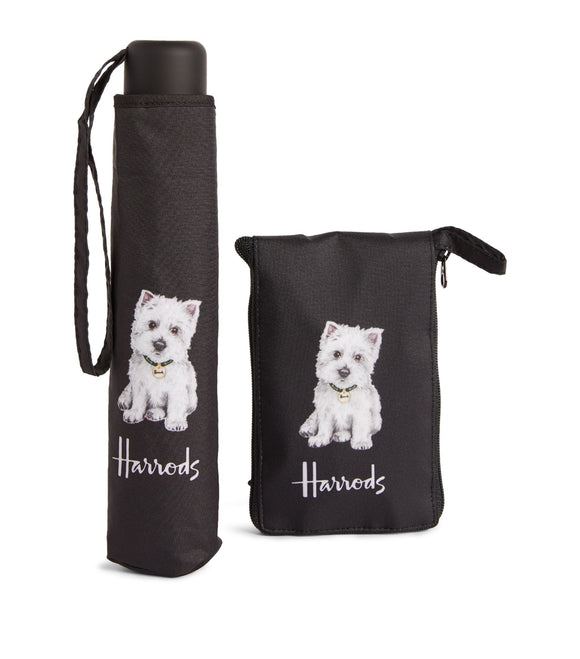 Westie Umbrella and Foldaway Shopper Bag Set