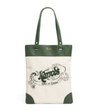 Harrods embroidered logo tote bag