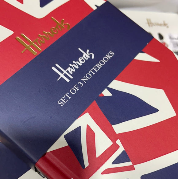 Harrods Guard and Union Jack A6 Notebooks (Set of 3)