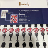 Harrods Guard and Union Jack A6 Notebooks (Set of 3)