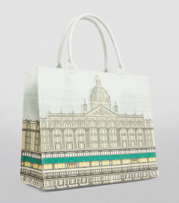 Large Architectural Building Shopper Tote Bag