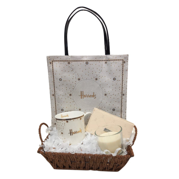 Mosaic Bag and Cup with Card Holder Basket