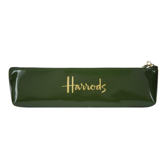 Harrods Green Logo Pencil Case